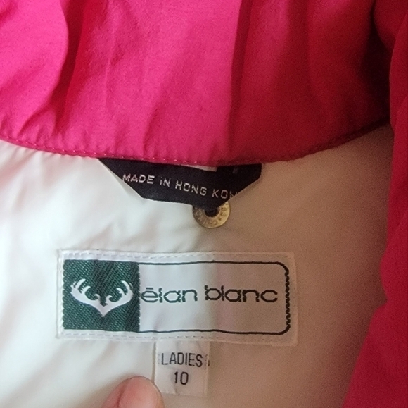 RARE vintage Elan Blanc goretex ski vest size 10 - Picture 10 of 12